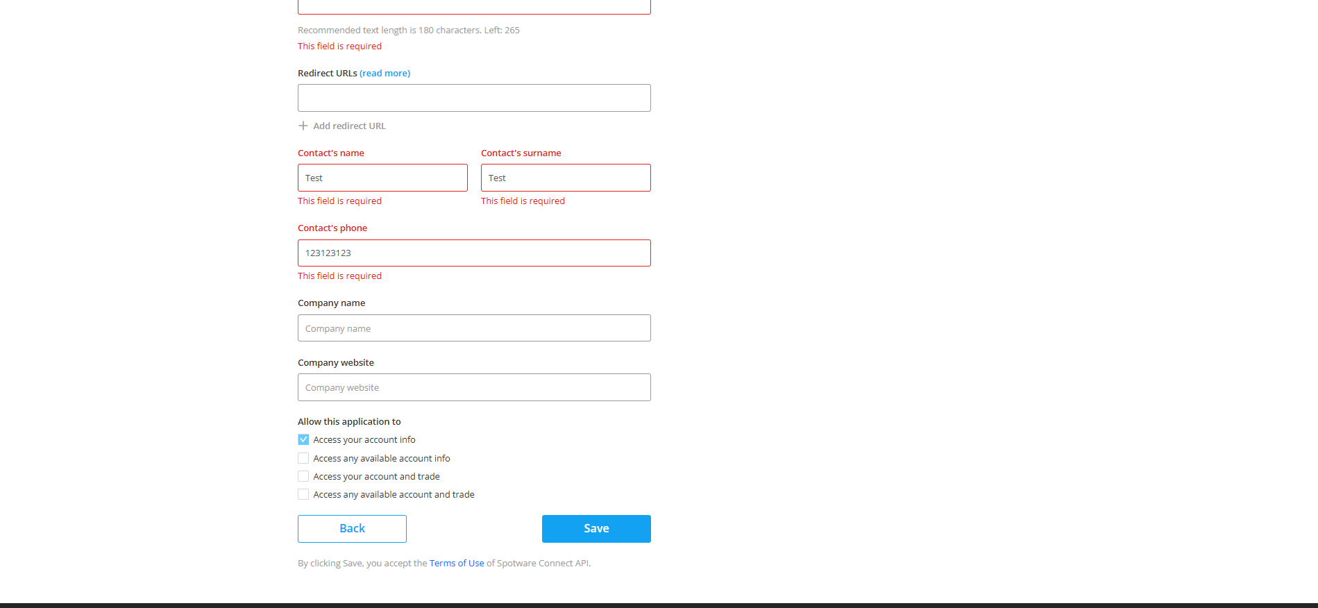 Step 4: Create a New Application - 2
